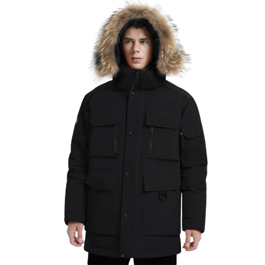 WATERPROOF JACKET DARK PARKA