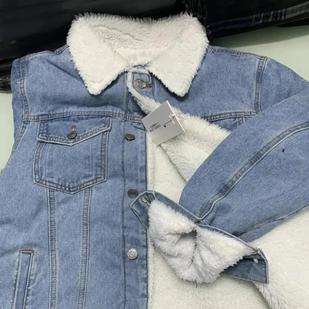 MEN’S WOOL LINED JEANS JACKET