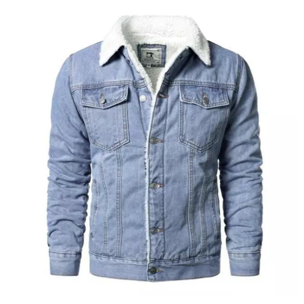MEN’S WOOL LINED JEANS JACKET