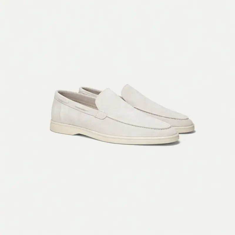 MEN’S REFINED SUEDE LOAFER - Off-White