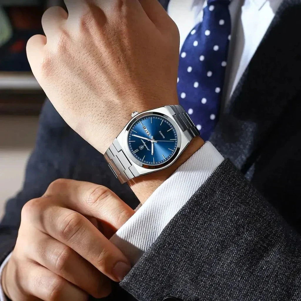 POEDAGAR STAINLESS STEEL WATCH