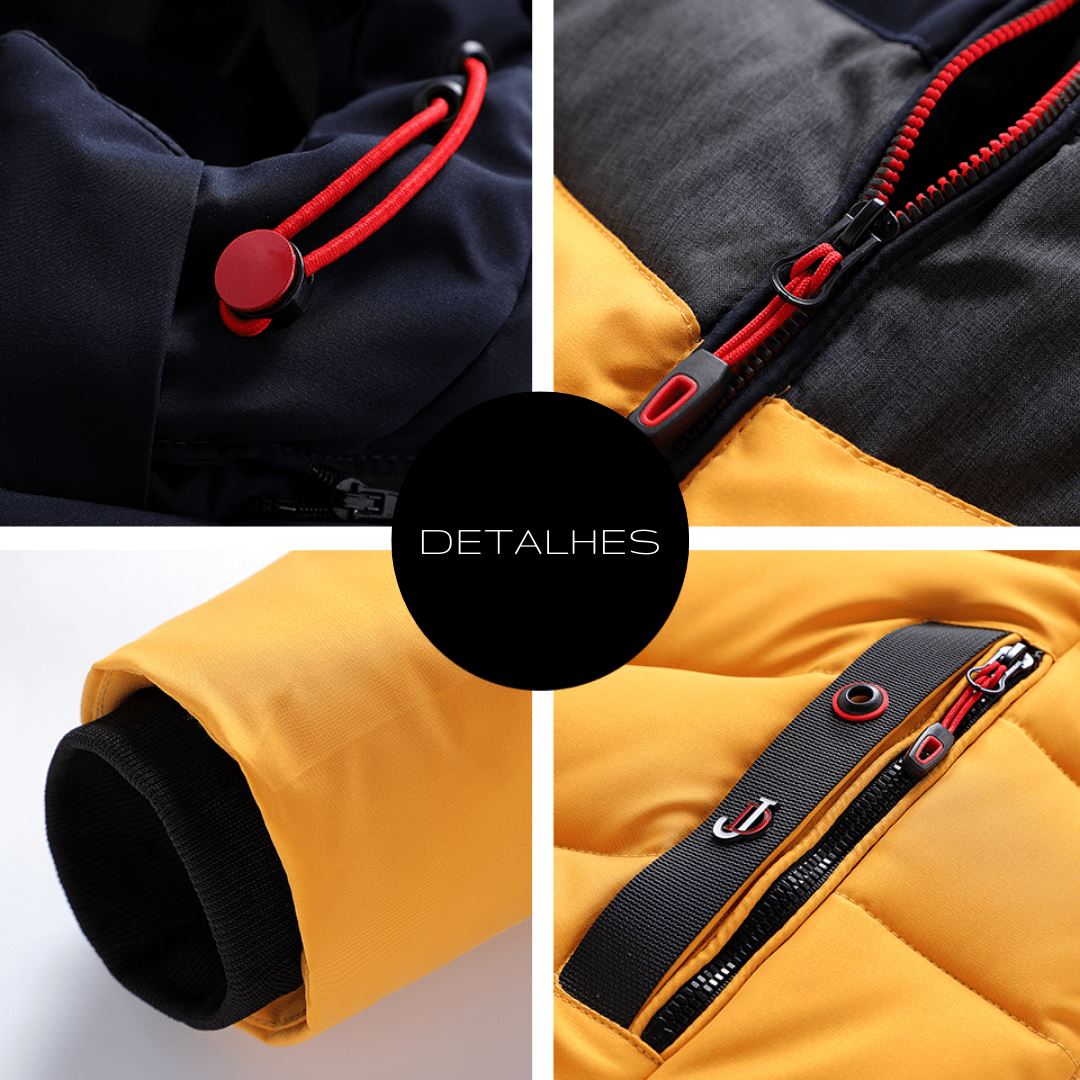 MENS WATERPROOF JACKET ANTARTIC - SUPPORTS DOWN TO -10°C
