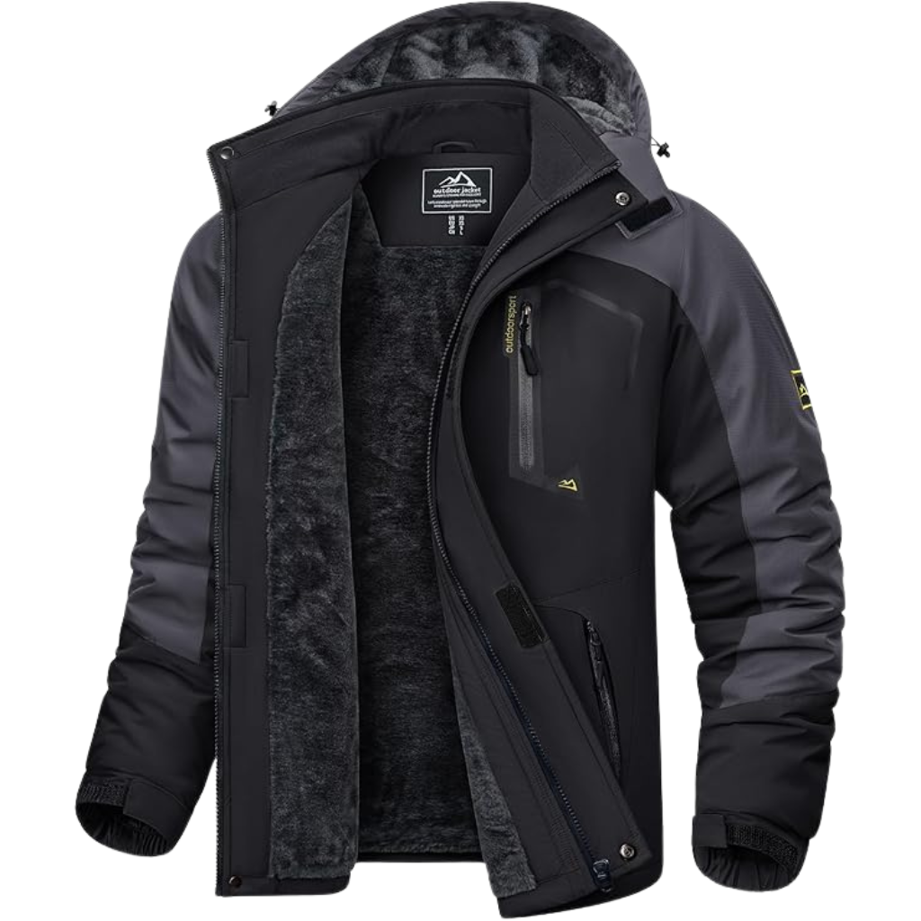 MEN’S WATERPROOF WINTER JACKET -SUPPORTS DOWN TO -15°C