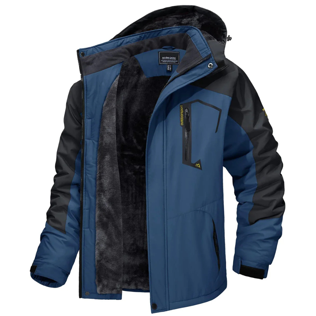 MEN’S WATERPROOF WINTER JACKET -SUPPORTS DOWN TO -15°C