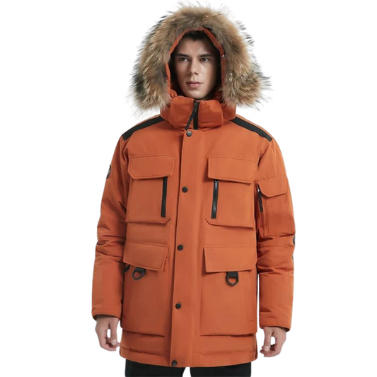 WATERPROOF JACKET DARK PARKA