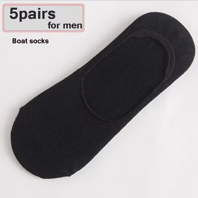Premium No-Show Socks (5 Pairs)